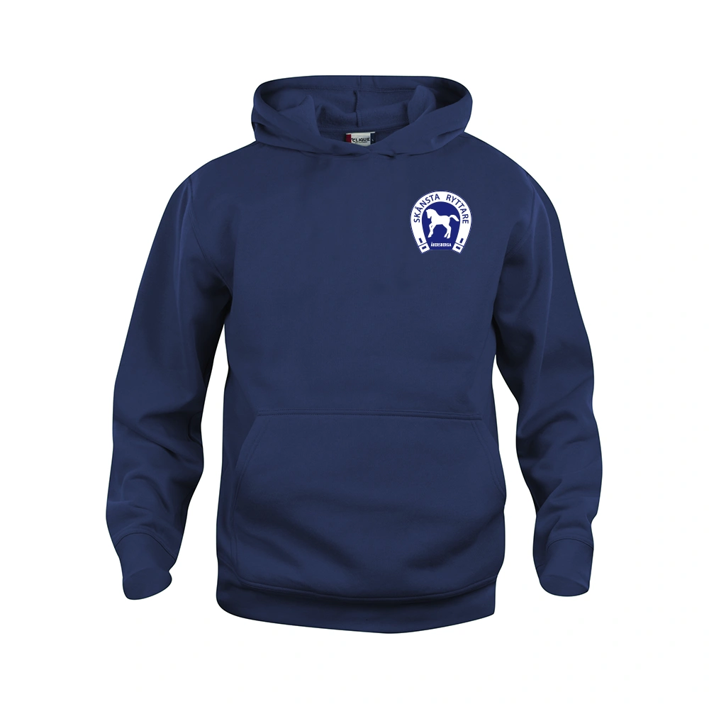 Basic Hoody JR Mörk Marin