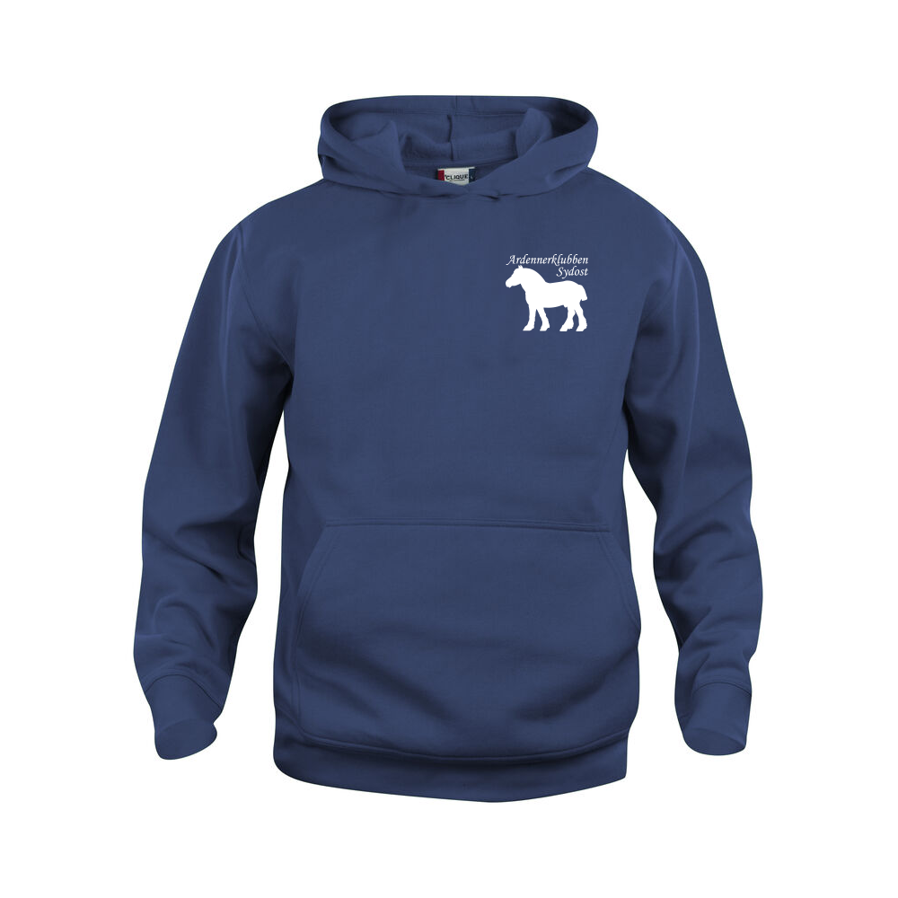 Basic Hoody JR Mörk Marin