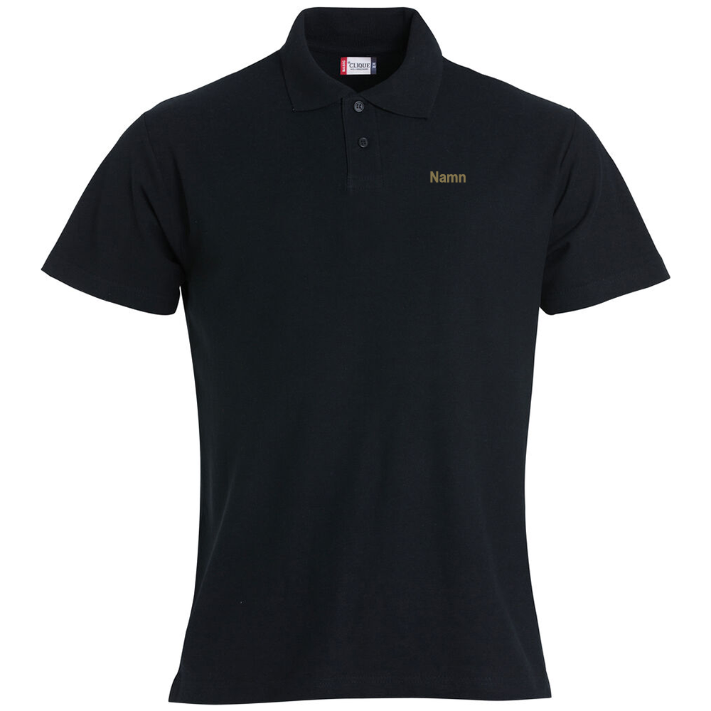 Basic Polo S/S Junior Svart