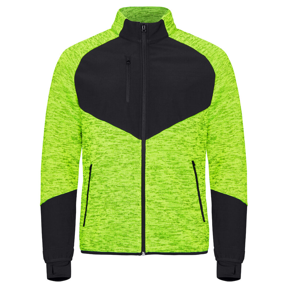 Haines Fleece Jacka Herr Vis Yellow