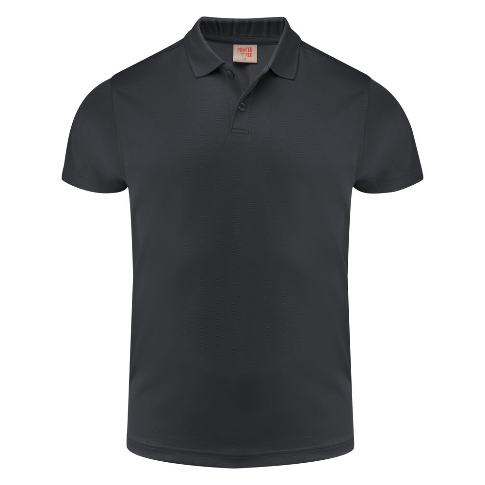Printer Smash Polo Black