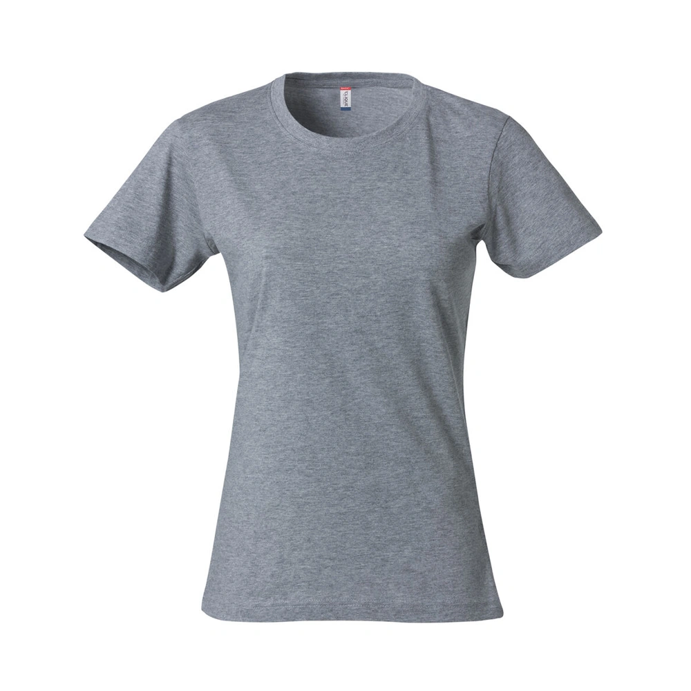 Basic-T Dam Gråmelerad