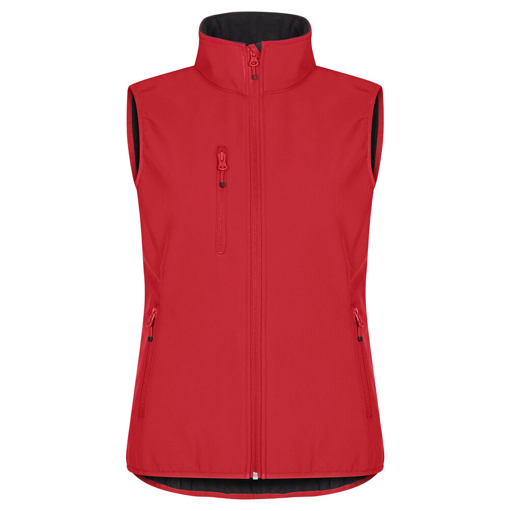 Classic Softshell Vest W Röd