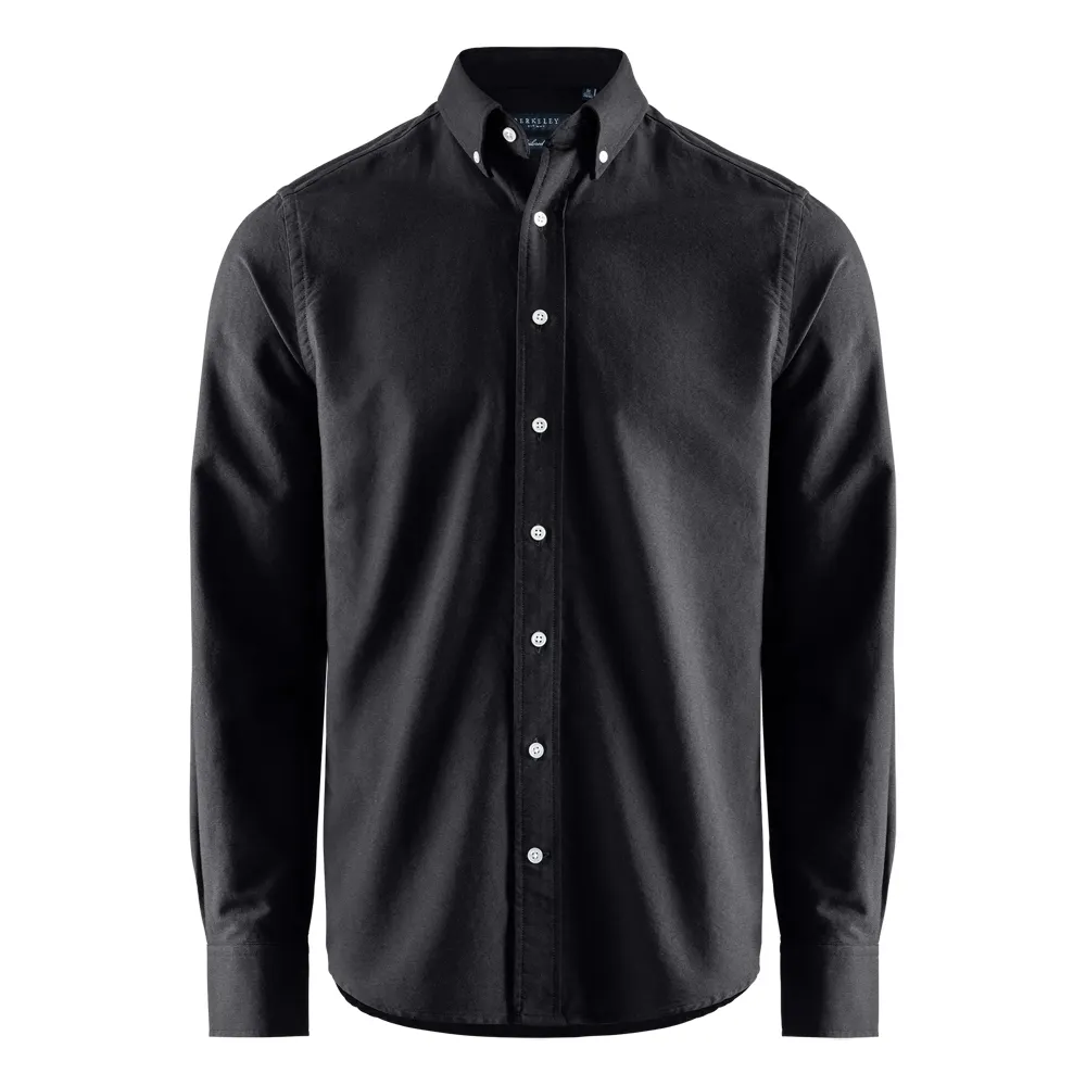 Porto Oxford Tailored Shirt Black