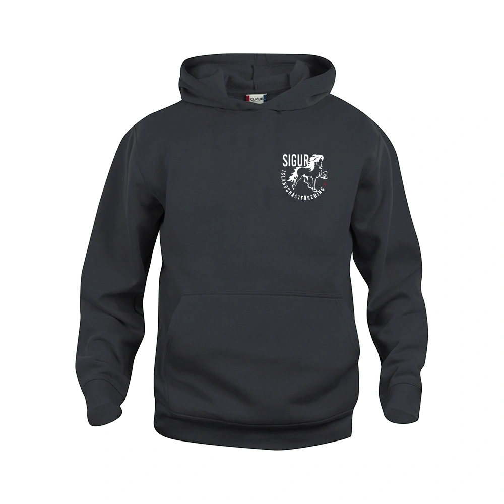 Basic Hoody JR Svart