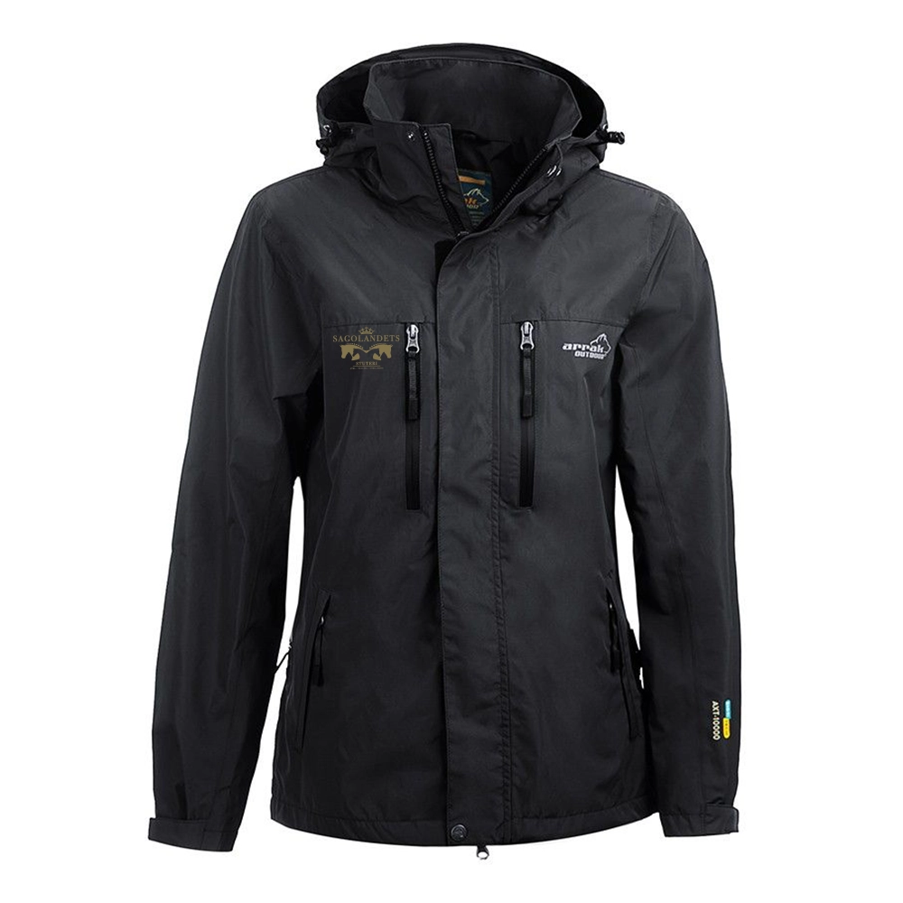 Arrak Rain jacket W Black