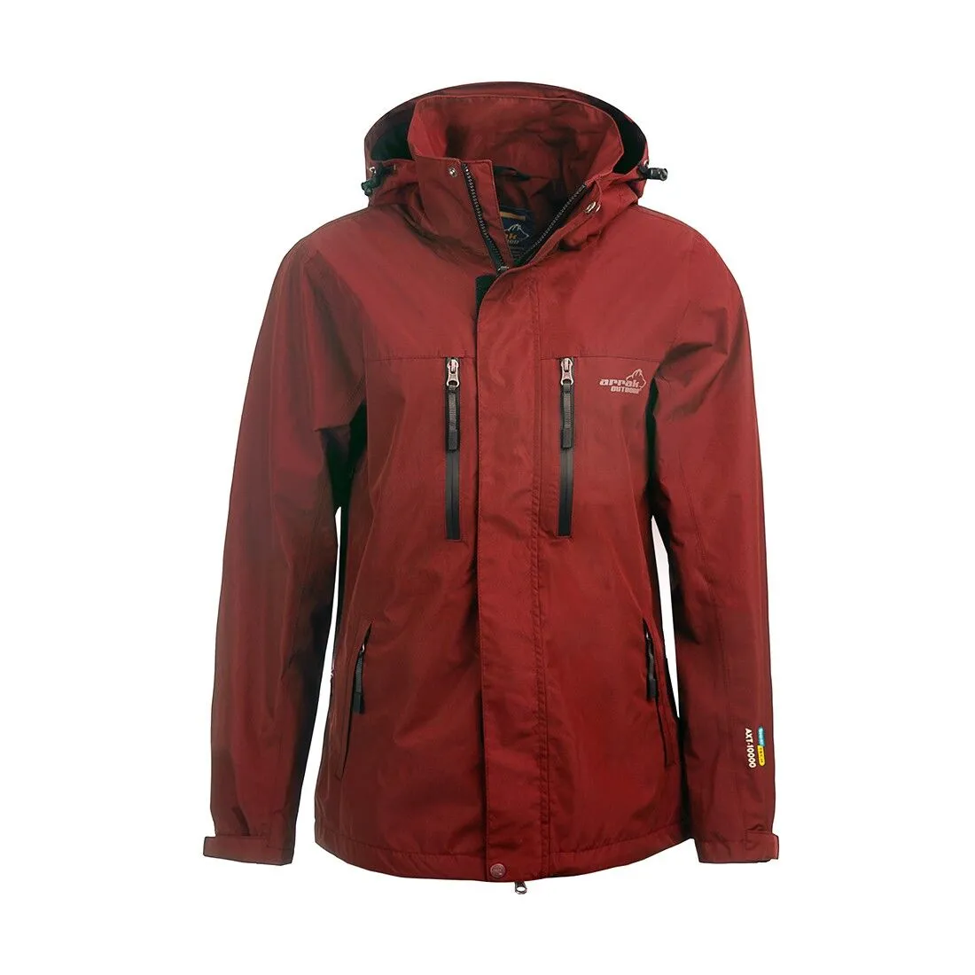 Arrak Rain jacket M, DK Red,