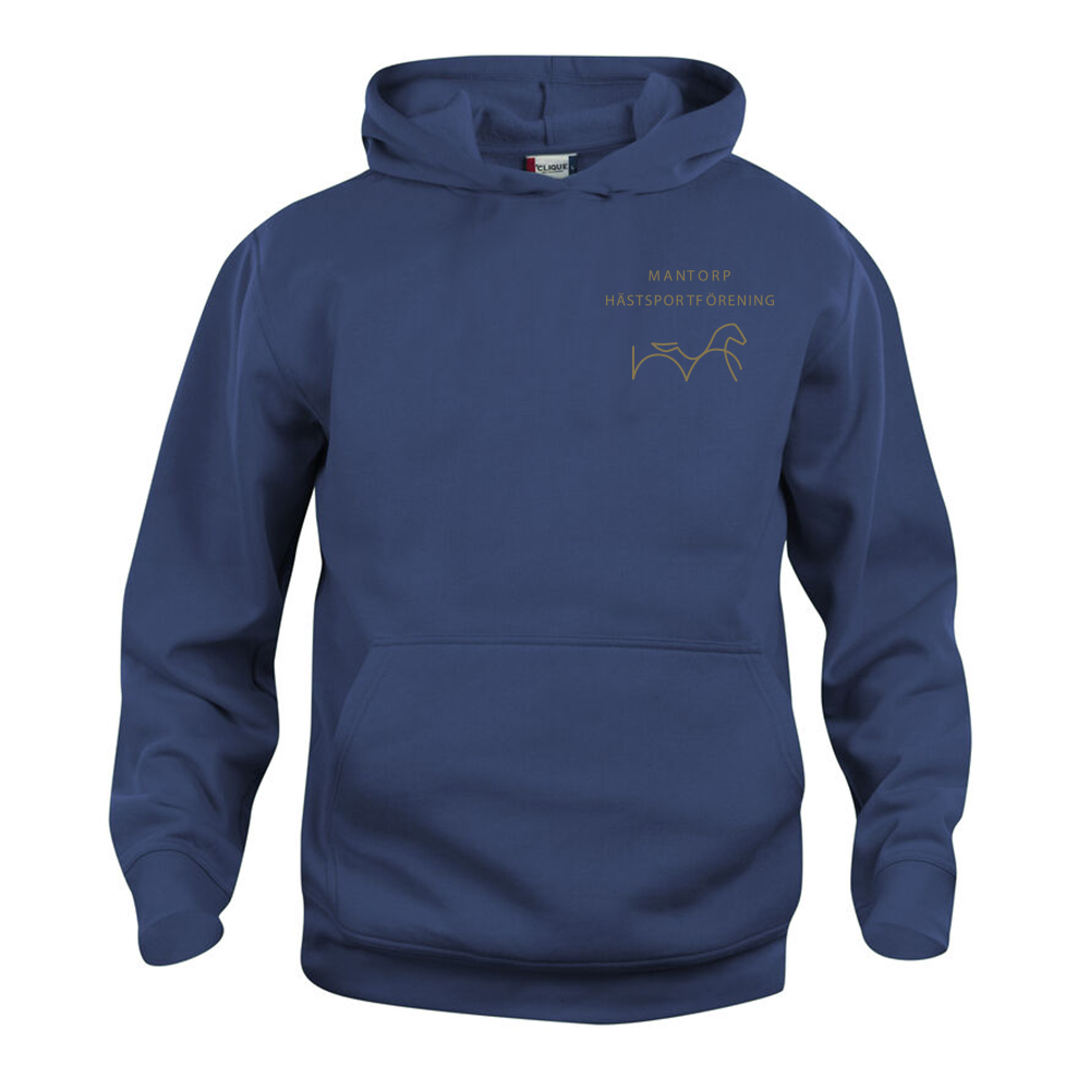 Basic Hoody JR Mörk Marin