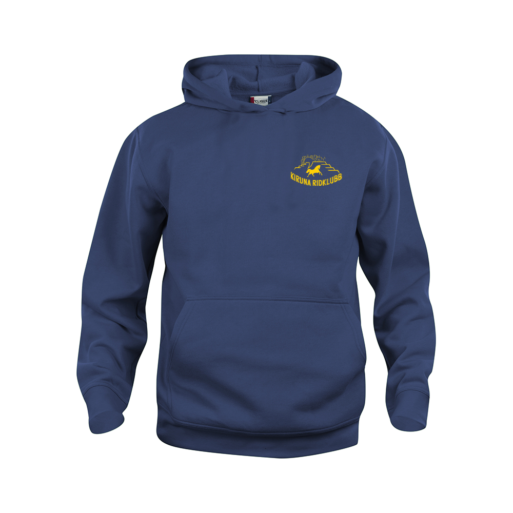 Basic Hoody JR Mörk Marin