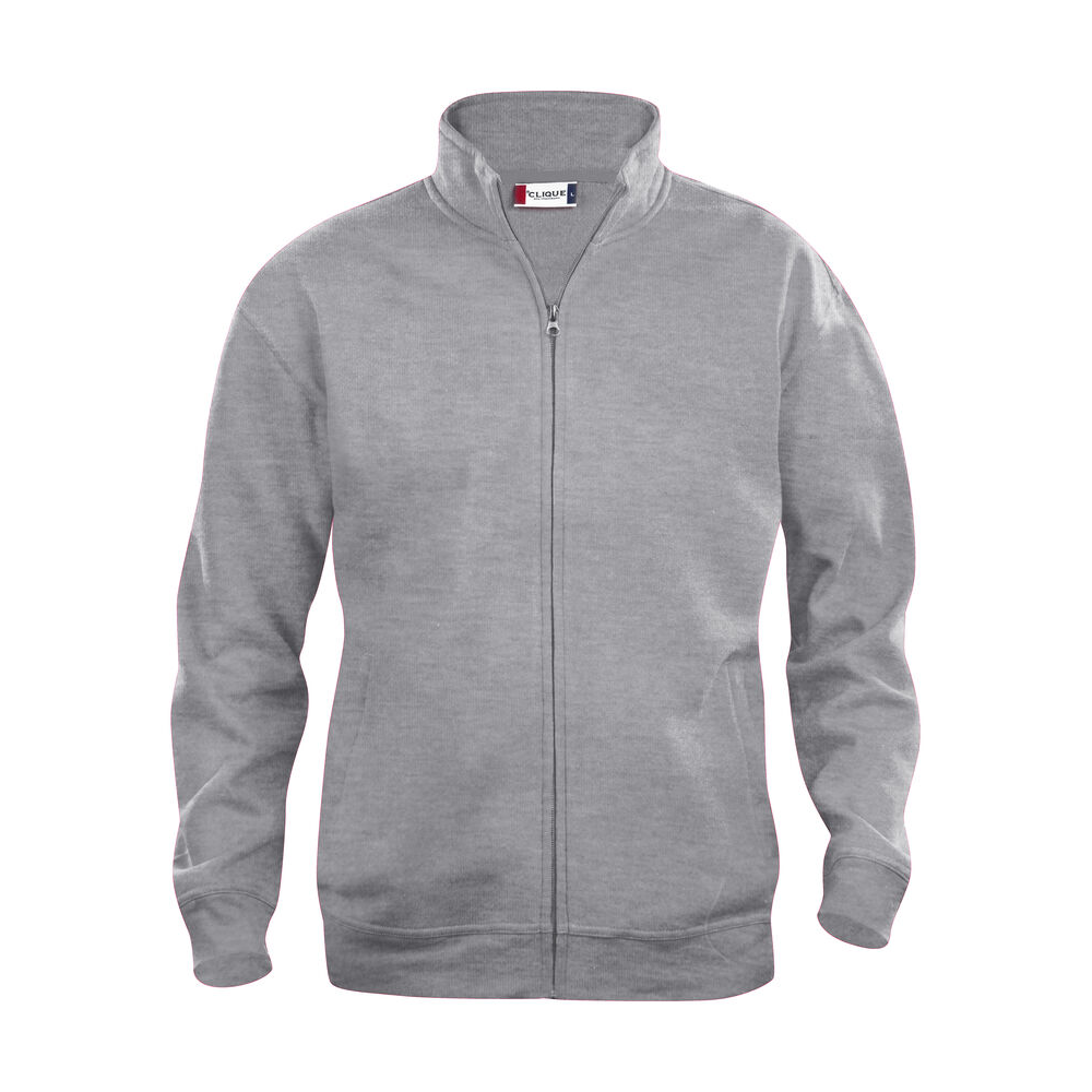 Basic Cardigan Herr Gråmelerad