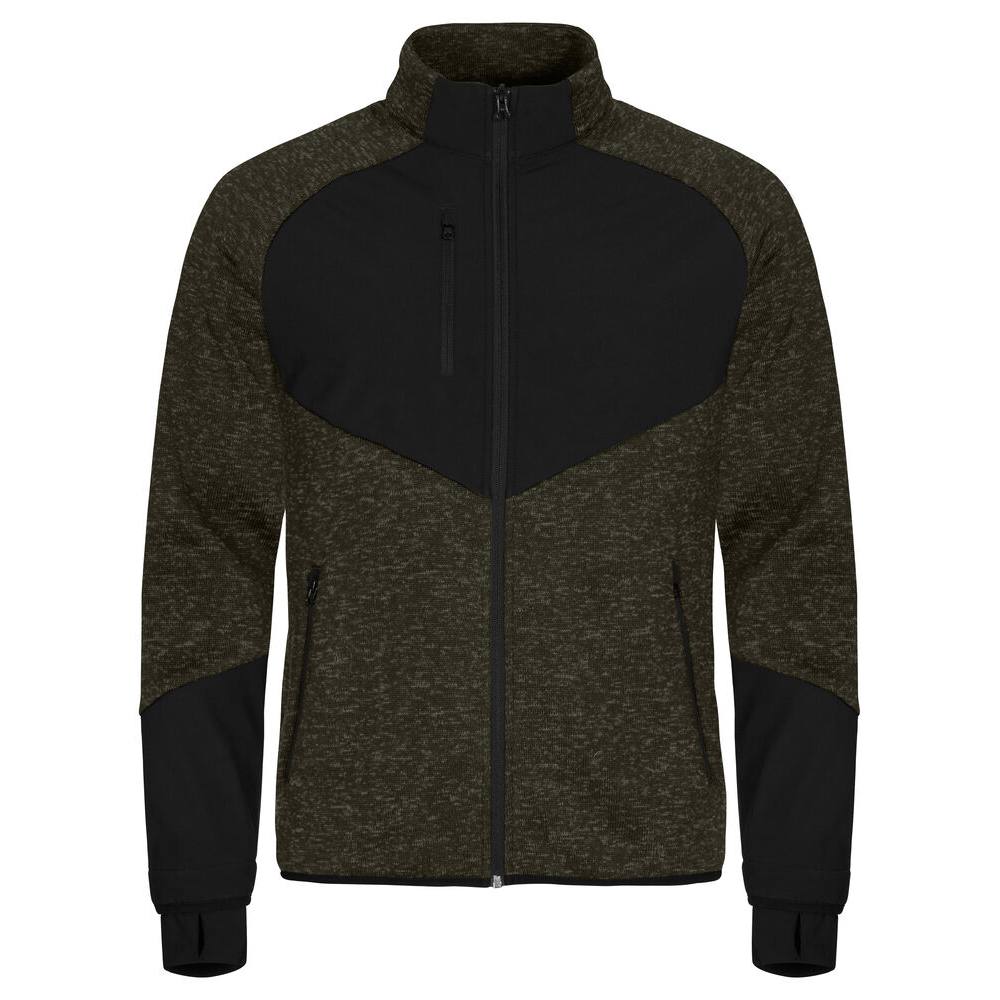Haines Fleece Jacka Herr Dimmgrön