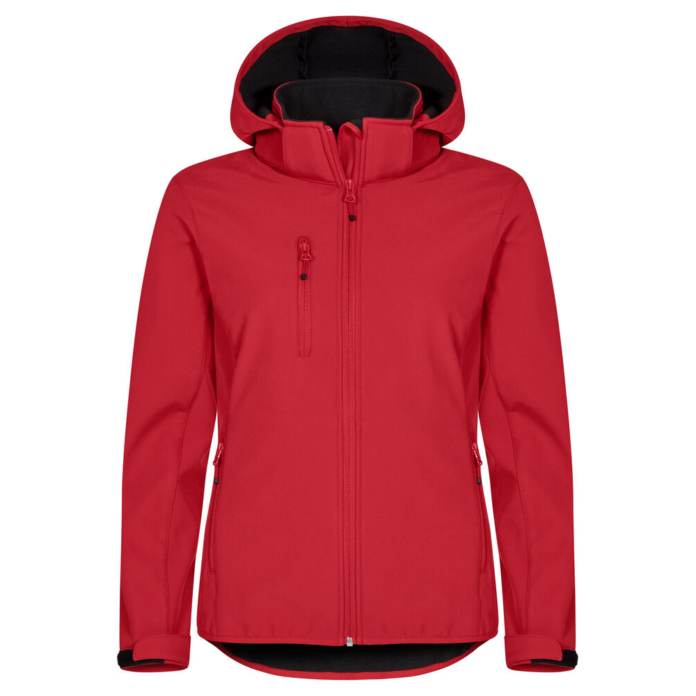 Classic Softshell Hoody W Röd