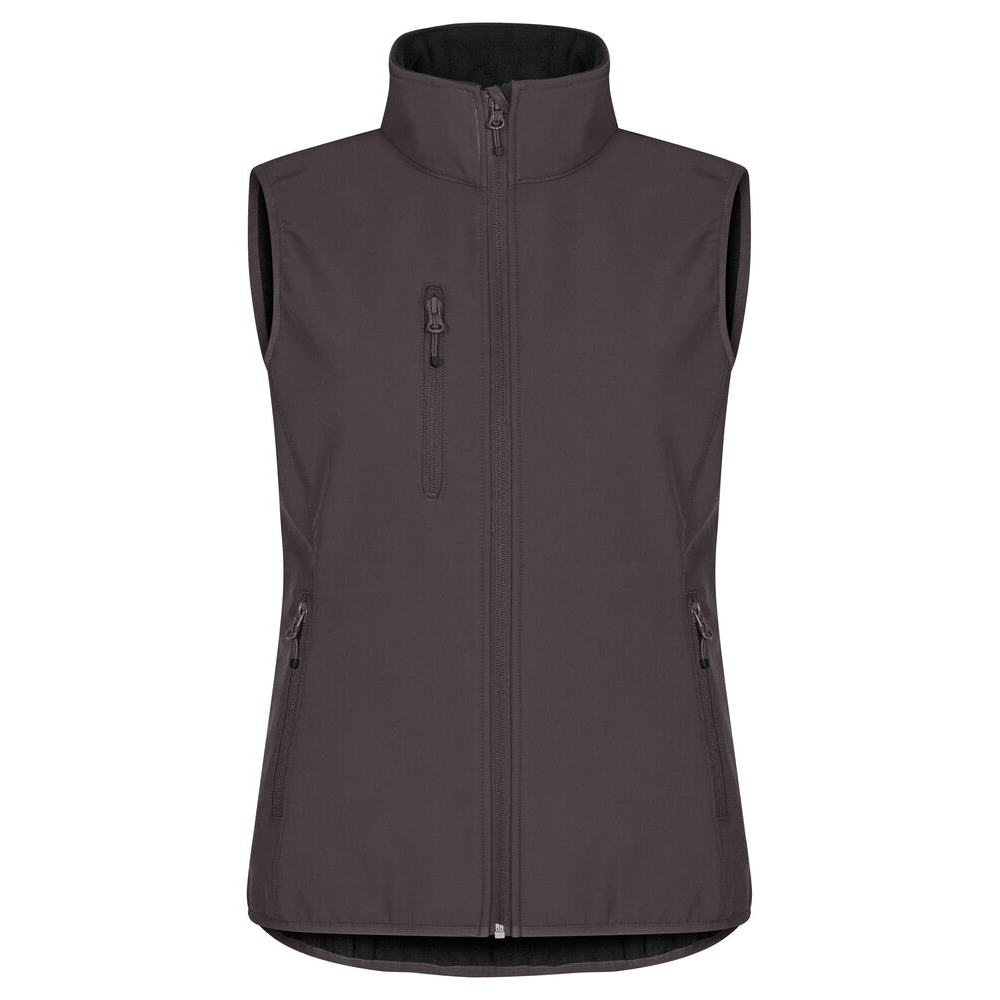 Classic Softshell Vest W Mörkgrå