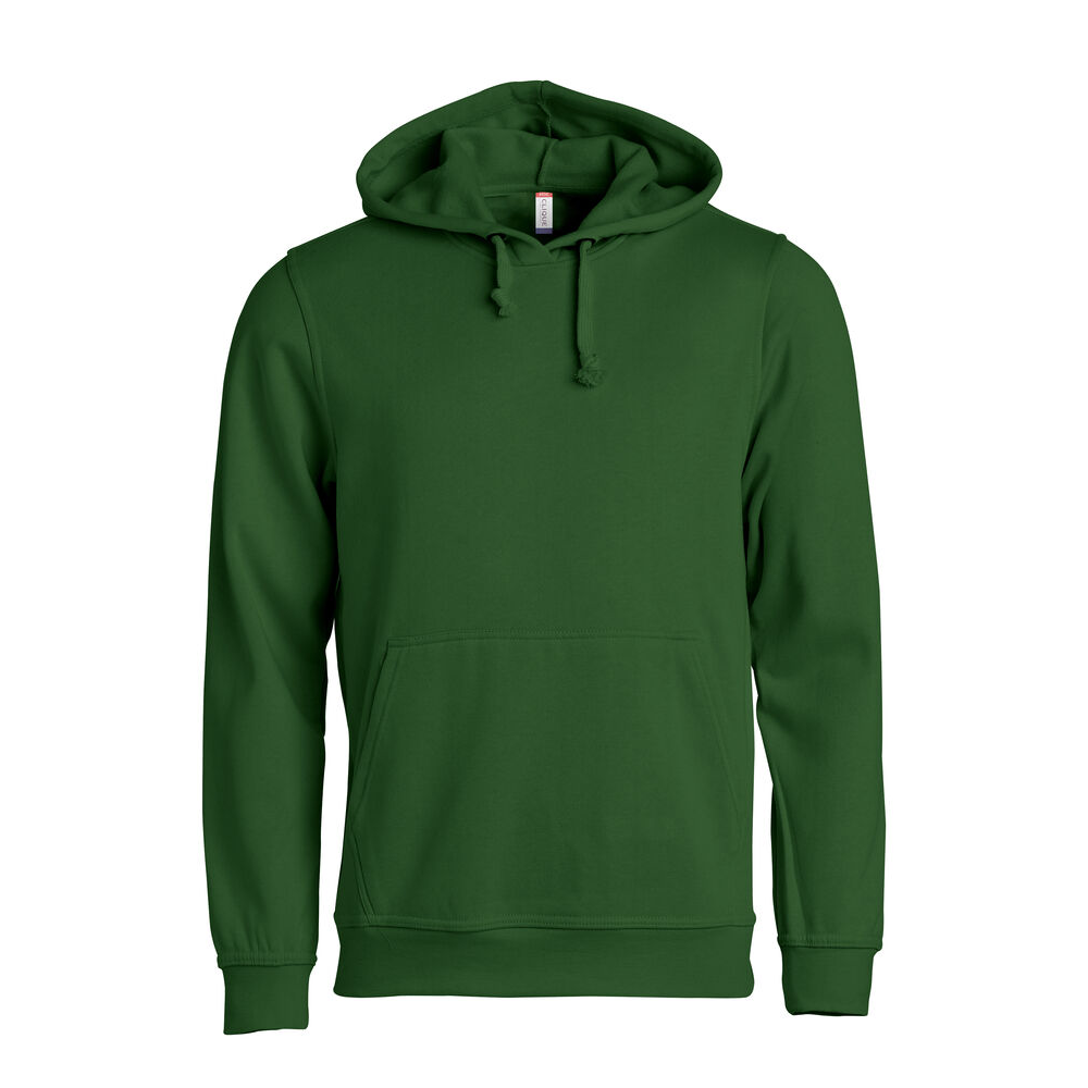 Basic Hoody Buteljgrön