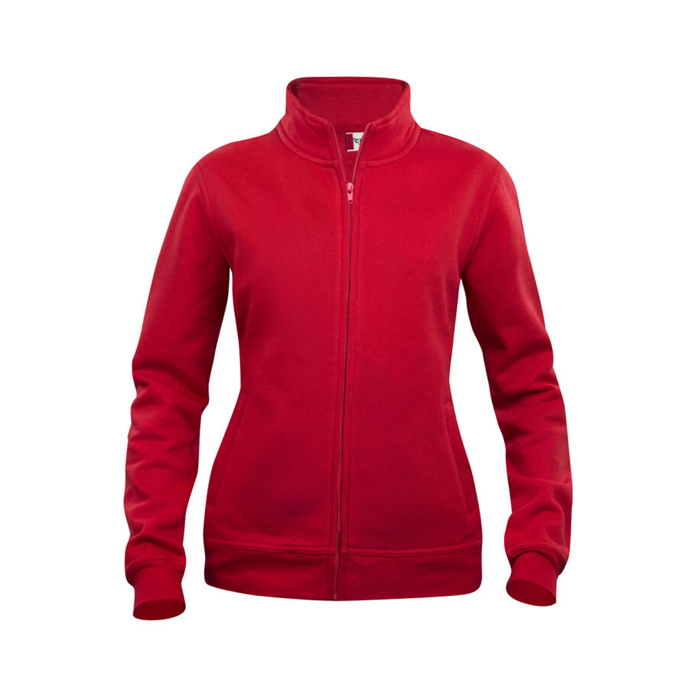 Basic Cardigan Dam Röd