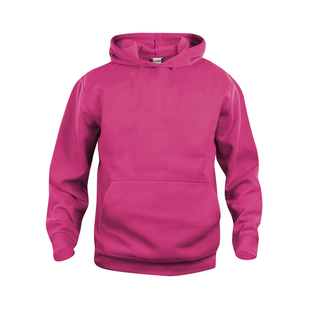 Basic Hoody JR Bright Cerise