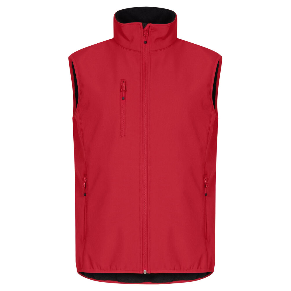 Classic Softshell Vest M Röd
