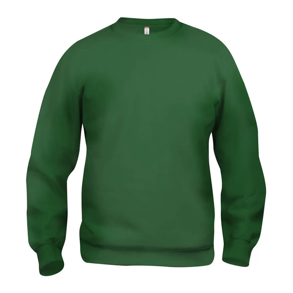 Basic Roundneck Buteljgrön