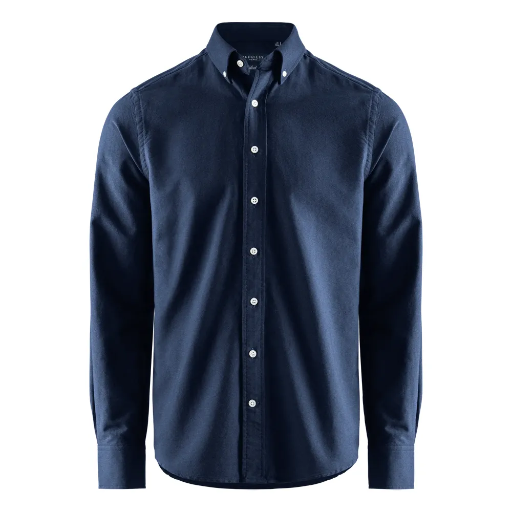 Porto Oxford Tailored Shirt Navy