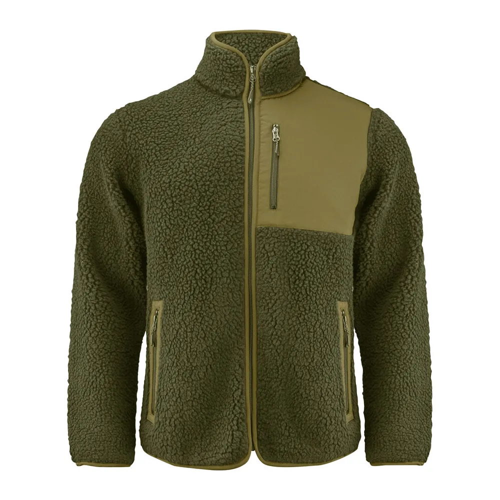 Harvest Kingsley Pile fleece Moss green