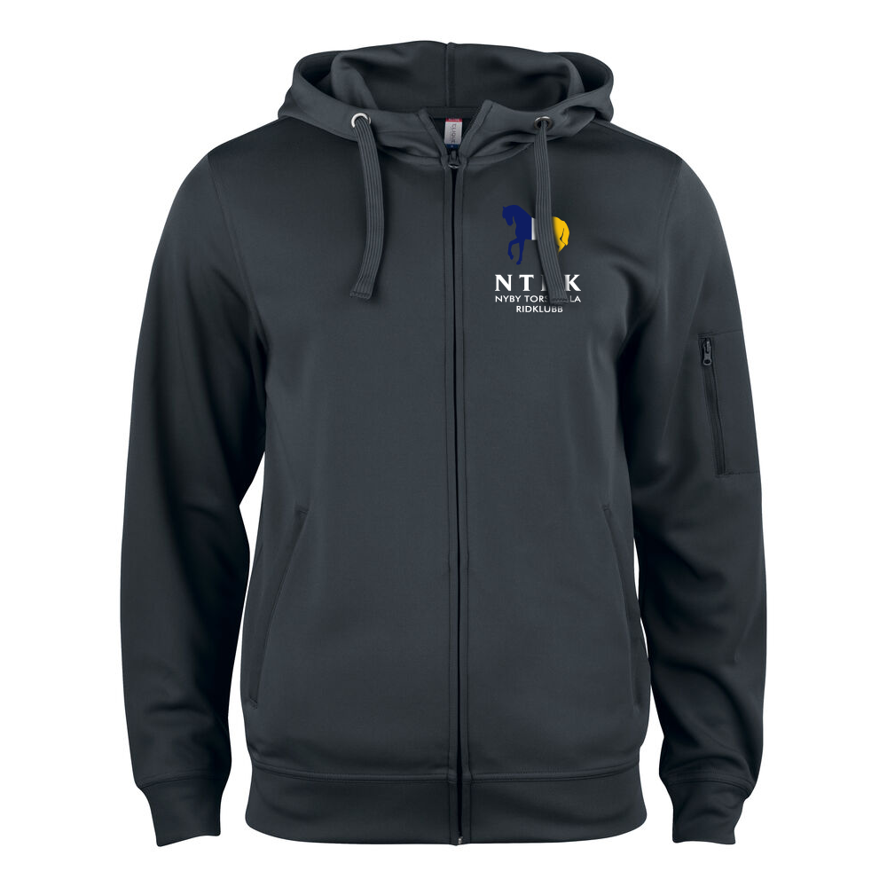 Basic Active Hoody FZ Svart