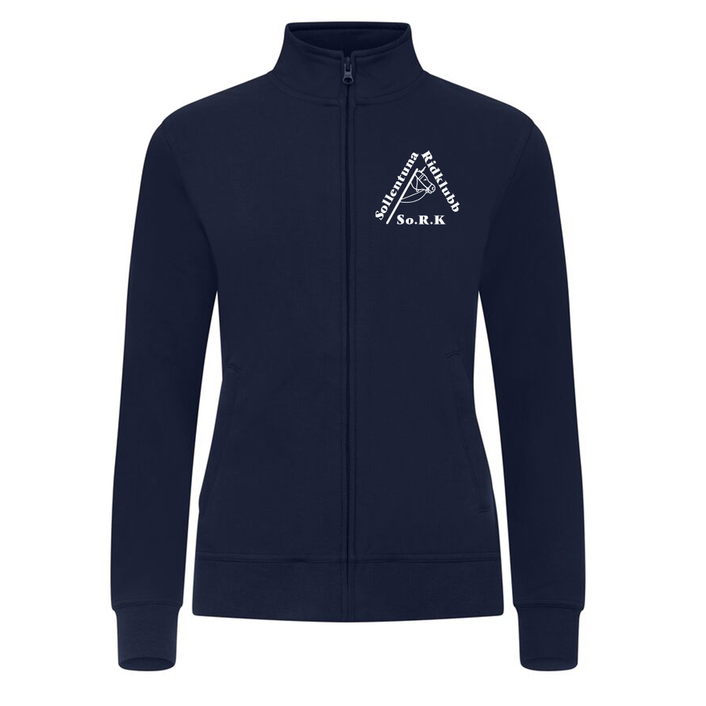 Basic Cardigan Dam Mörk Marin